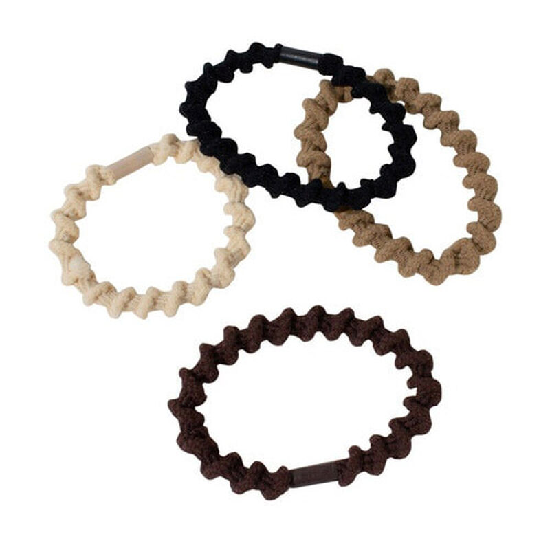 Adorn by Mae Elastics Twists - Black & Brown image number 1